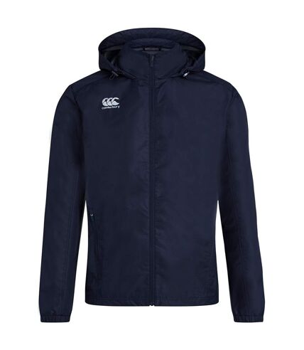 Mens club waterproof jacket navy Canterbury