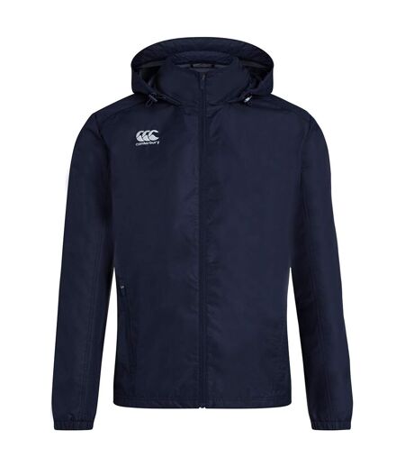 Mens club waterproof jacket navy Canterbury