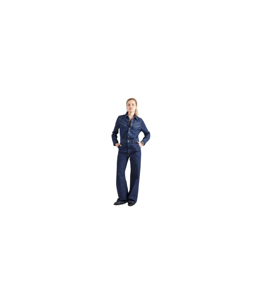 Combinaison Manches Longues Riona Femme Bleu Foncé Levis-1