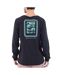T-shirt manches longues noir homme hurley evd checker-2