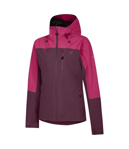 Veste imperméable mountain series femme figue / rose foncé Dare 2B