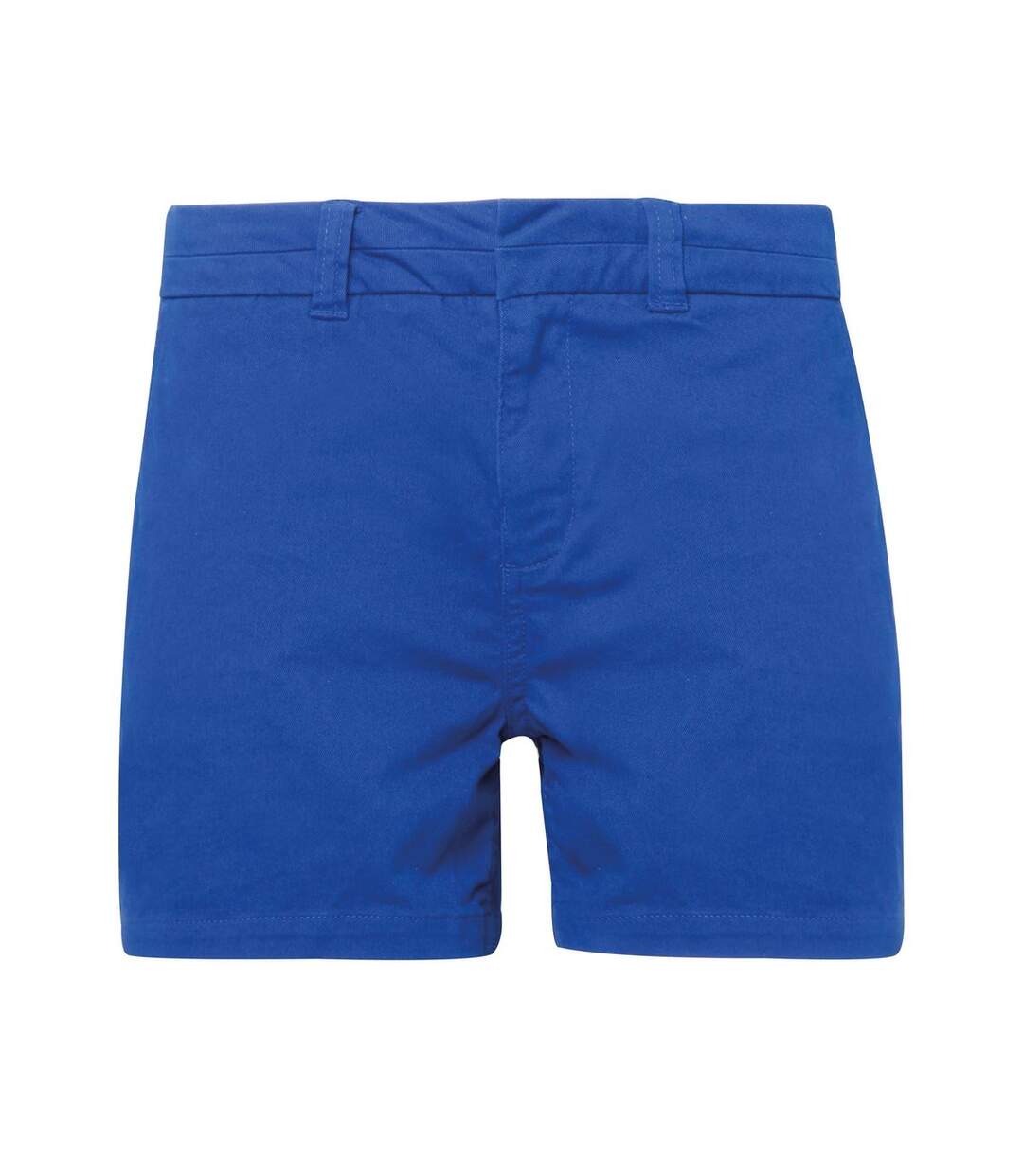 Short en coton pour femme - AQ061 - bleu roi-1