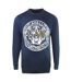 Unisex Adult Circle Logo Sweatshirt Navy Blue Cavalli Class-1