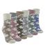 Sock Snob - 6 paires femme de chaussettes de lit épaisses et chaudes en laine-1