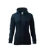 Sweat À Capuche Trendy Femme Bleu Marine Foncé Malfini-1