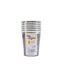 Lot de 6 Gobelets en Papier Espace 25cl Bleu-2