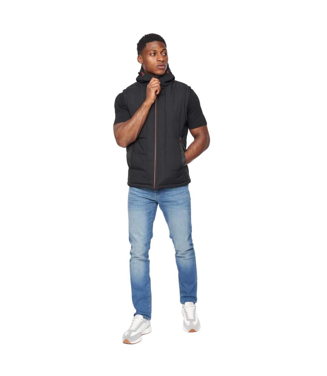 Veste sans manches kampnew homme noir Crosshatch-3