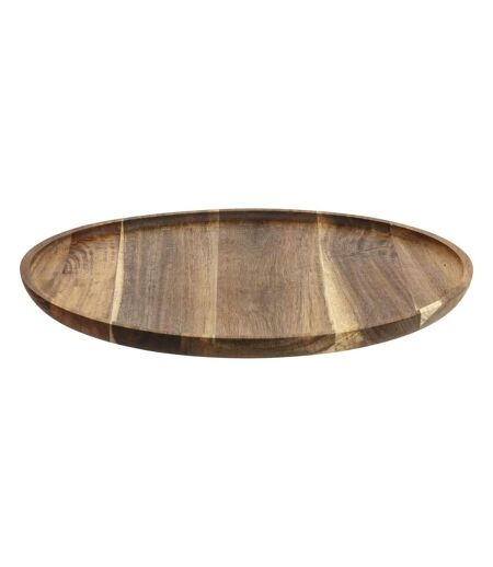 Assiette de Présentation Acacia 38cm Marron
