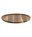 Assiette de Présentation Acacia 38cm Marron-1