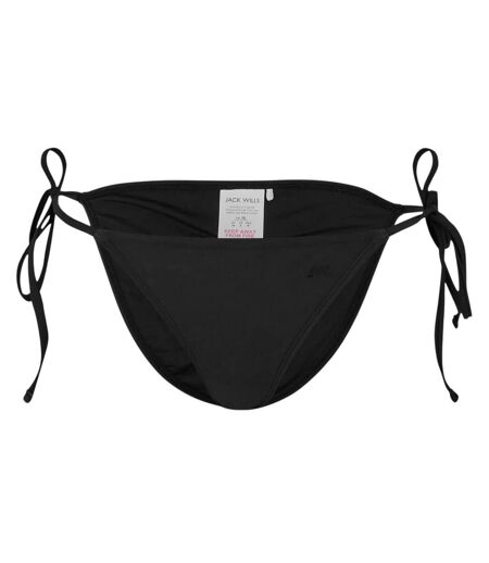 Womens/ladies Side Tie Bikini Bottoms Black Jack Wills