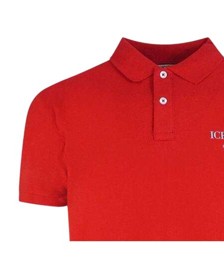 Polo Motif/style Logo Homme Rouge Ice Iceberg