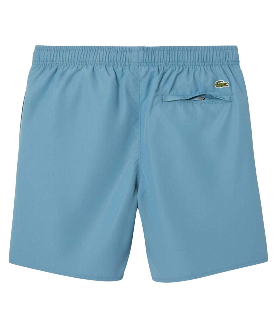 Short De Bain Motif/style Logo Homme Bleu Lacoste-3