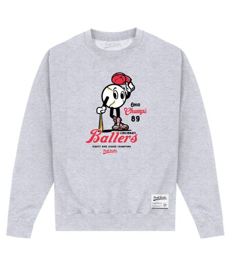 Park Fields - Sweat BALLERS - Adulte (Gris chiné) - UTPN638