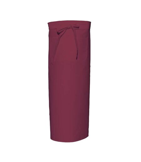 Tablier Bistrot Taille Unique Bordeaux Link Kitchen Wear
