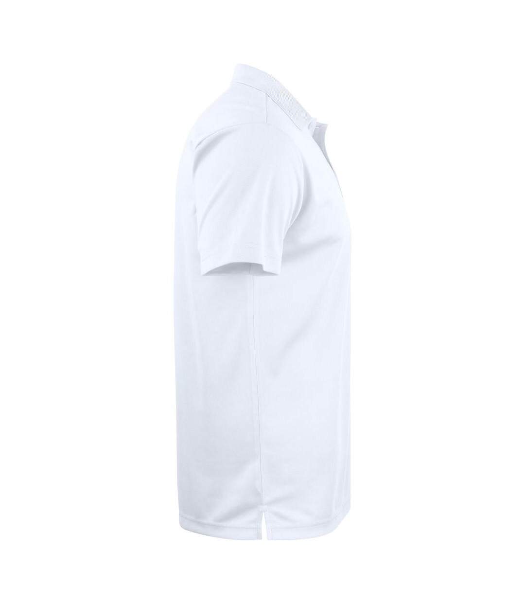 Unisex Adult Basic Active Polo Shirt White Clique-4