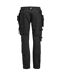 Womens/ladies Craftsman Stretch Trousers Black Jobman-2