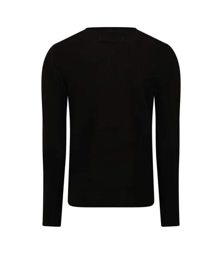 Mens Long-sleeved Pullover Black Replay