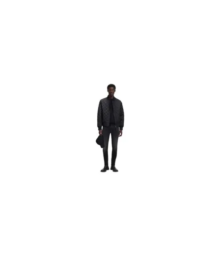 Mens 5 Pockets Skinny Jeans Black Hugo