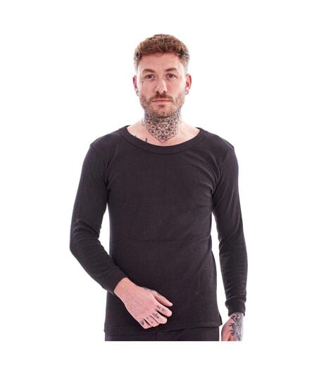 T-shirts Manches Longues Homme Noir Keanu