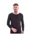 T-shirts Manches Longues Homme Noir Keanu-3