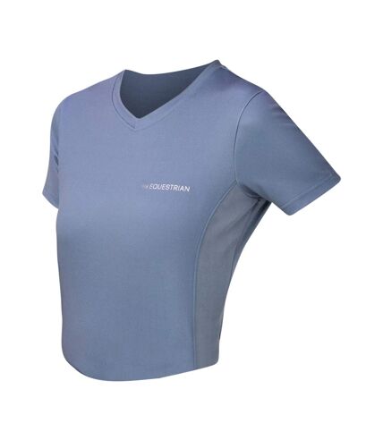 Womens/ladies synergy t-shirt riviera blue Hy