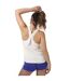 Débardeur primegreen femme blanc cassé Adidas-2