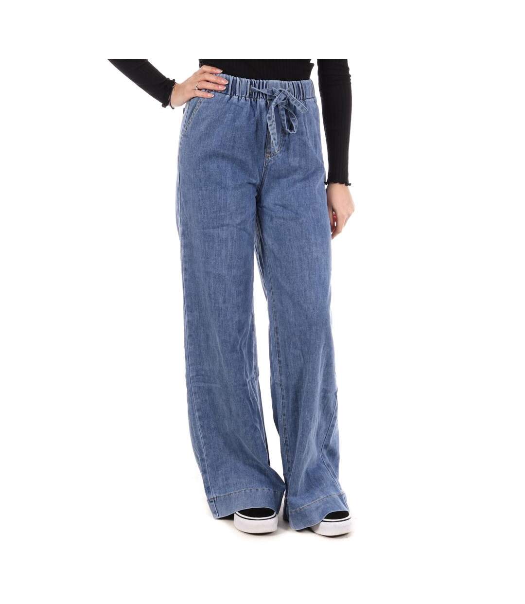 Jean loose bleu femme monday premium 1825-1