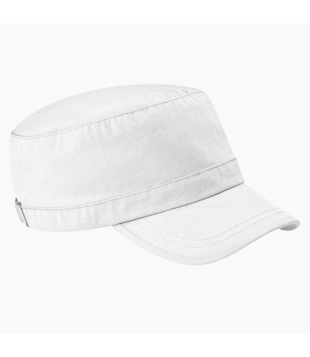 Casquette armée 100% coton adulte unisexe blanc Beechfield-1