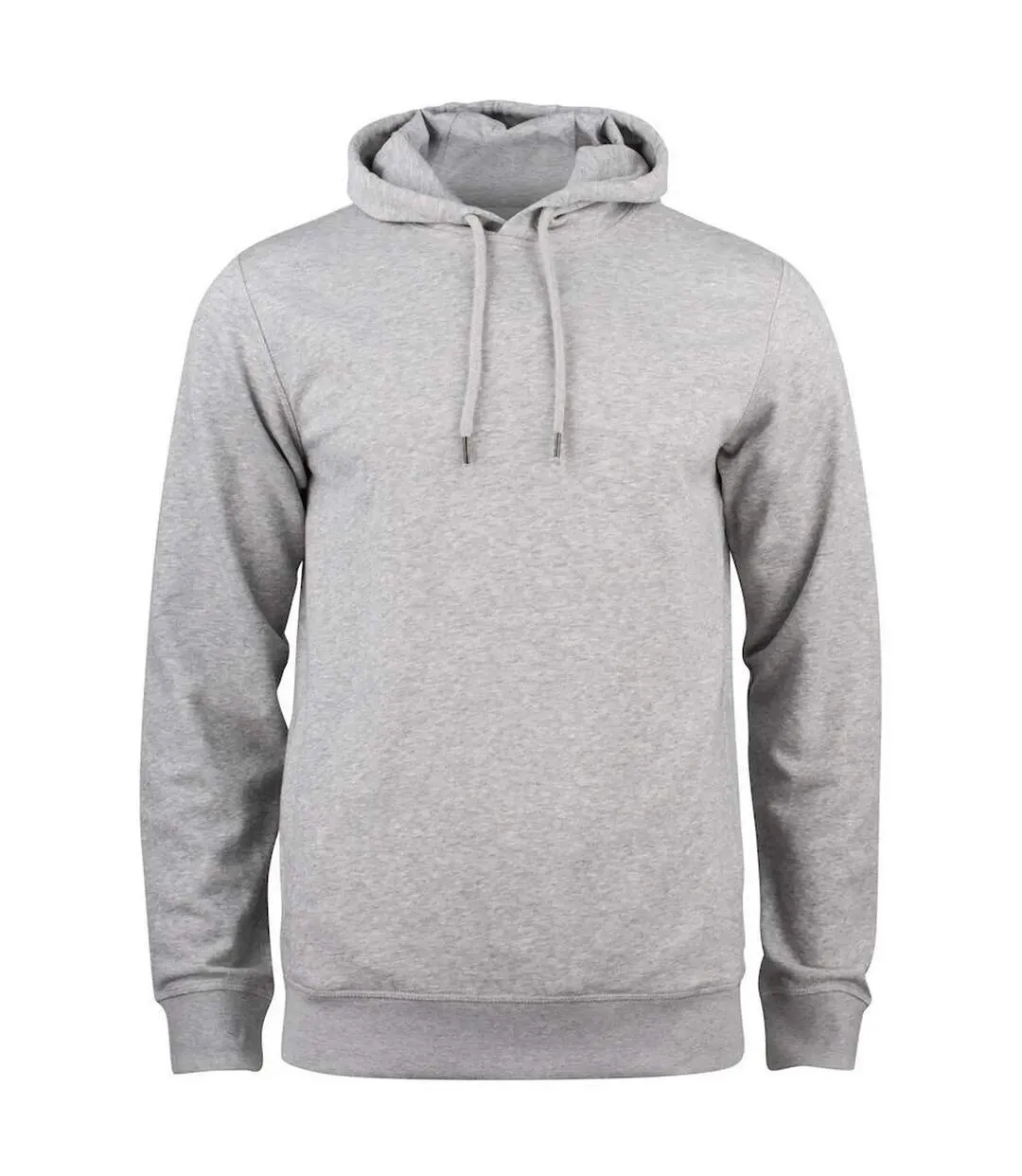 Sweat À Capuche Premium Homme Gris Chiné Clique-1