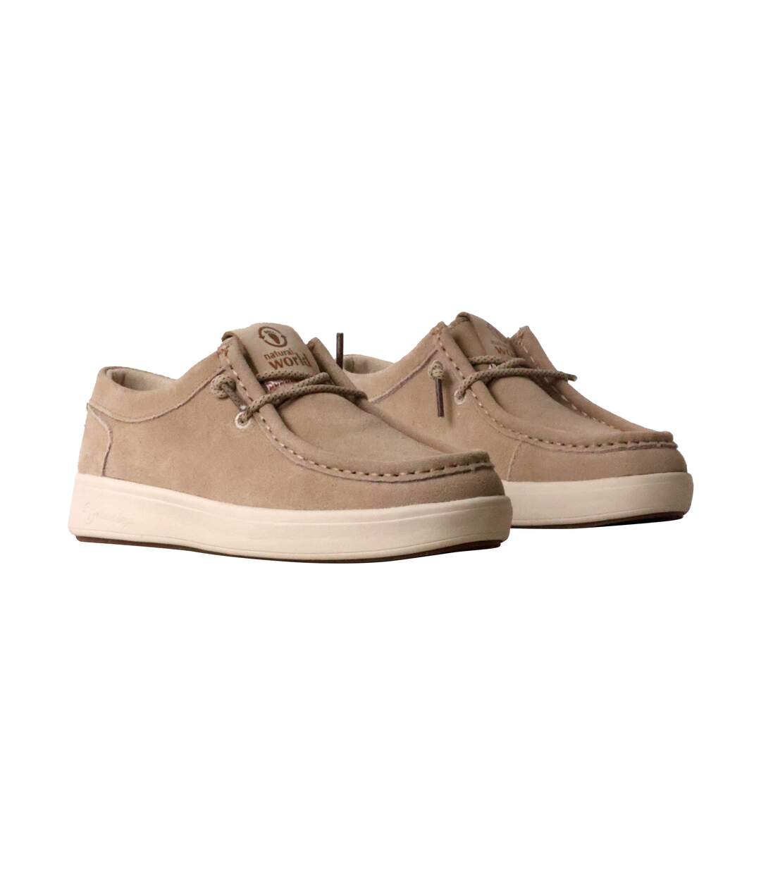 Mocassin Cuir Natural World Deya Wallabi NL-3