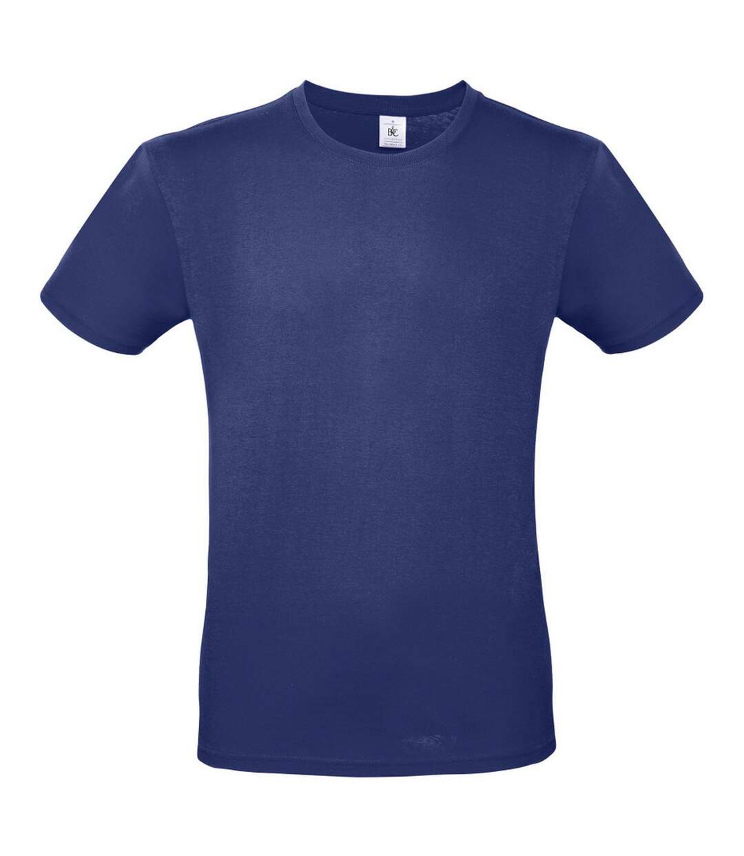 Tee-shirt B&c Mens #e150 Bleu Foncé B And C-1