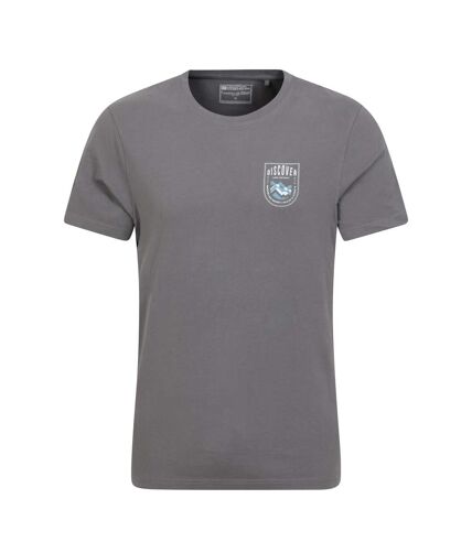 Mountain Warehouse Mens Discover Lake District Cotton T-Shirt (Dark Grey) - UTMW3128