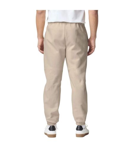 Unisex adult midweight jogging bottoms sand Gildan