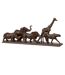 Statue Déco 5 Animaux 51cm Marron-1