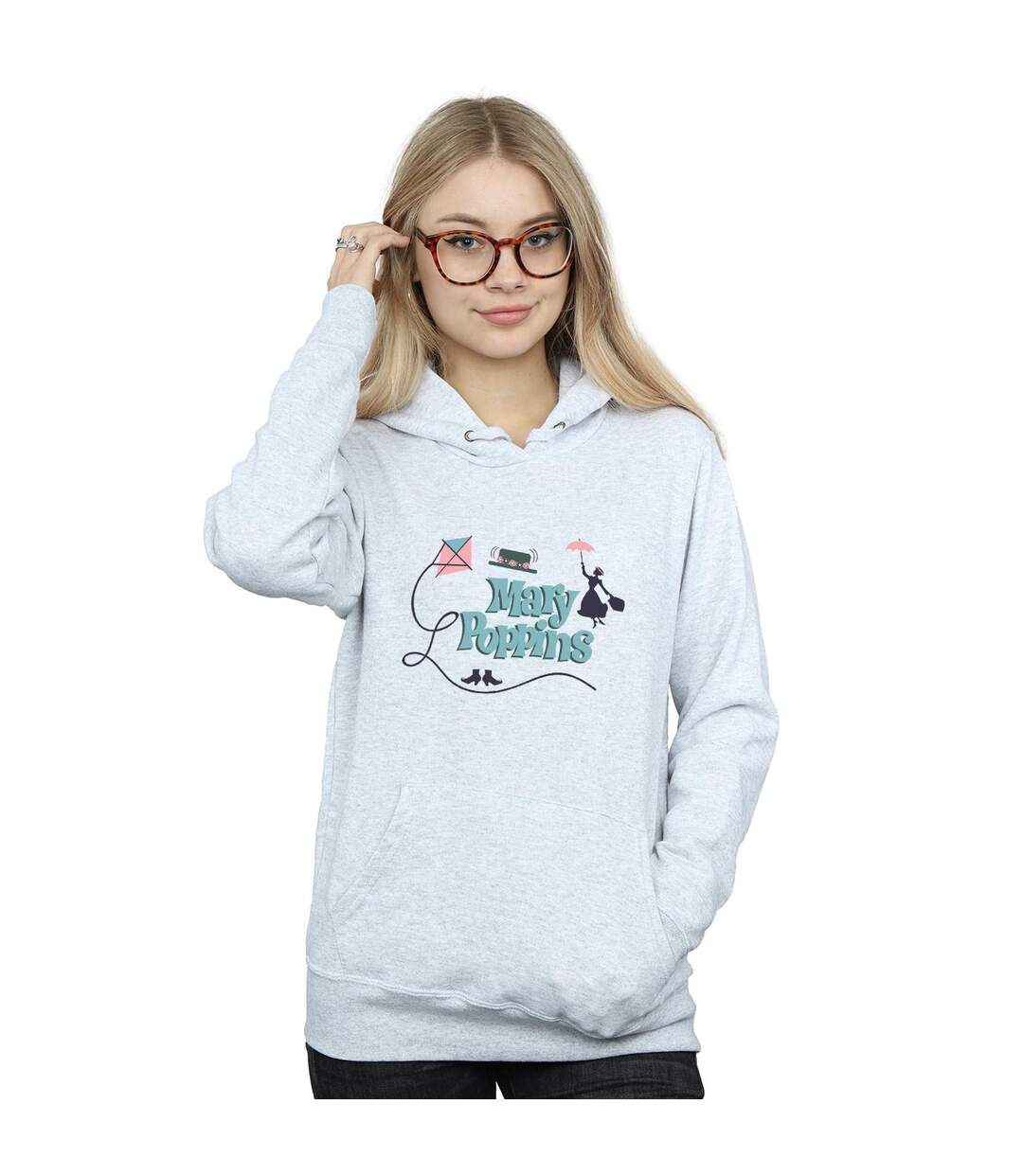Disney Sweat à capuche Mary Poppins Womens/Ladies (Gris sportif) - UTBI5034-2