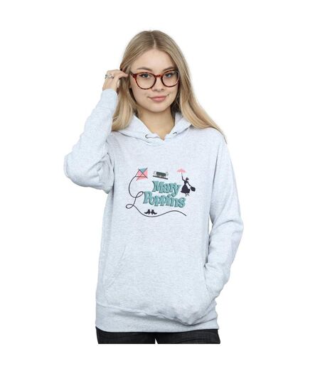 Disney Sweat à capuche Mary Poppins Womens/Ladies (Gris sportif) - UTBI5034