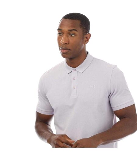 Polo Motif/style Logo Tonal Homme Violet Hugo