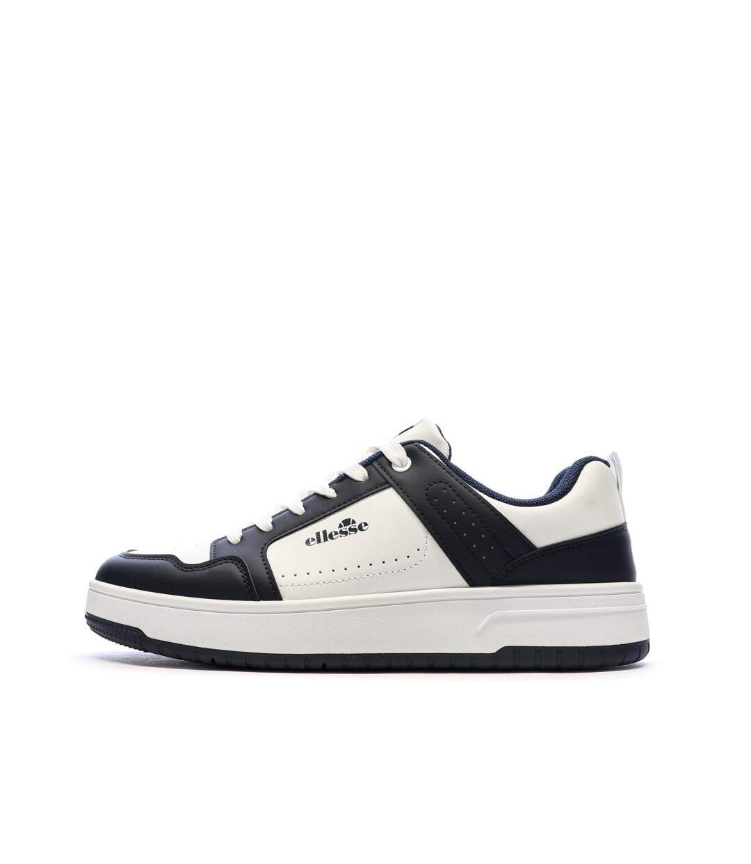 Baskets blanc/marine homme ellesse sandy-1