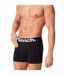 Bench - Lot de 5 boxers homme Cromal microfibre noire sous-vêtements-3