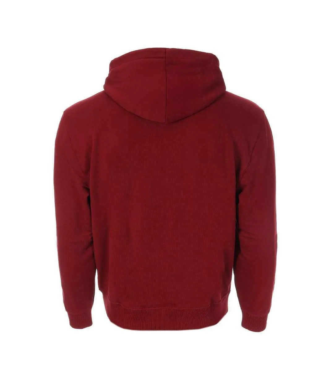 Sweat bordeaux homme calvin klein jeans terrys-2