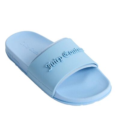 Claquettes femme bleu pâle Juicy Couture