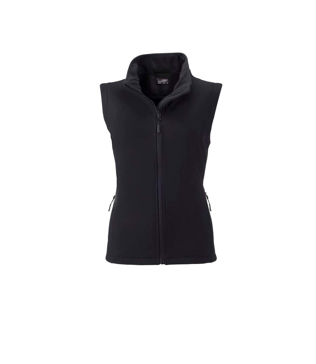 Gilet sans manches micropolaire softshell - JN1127 - noir - Femme