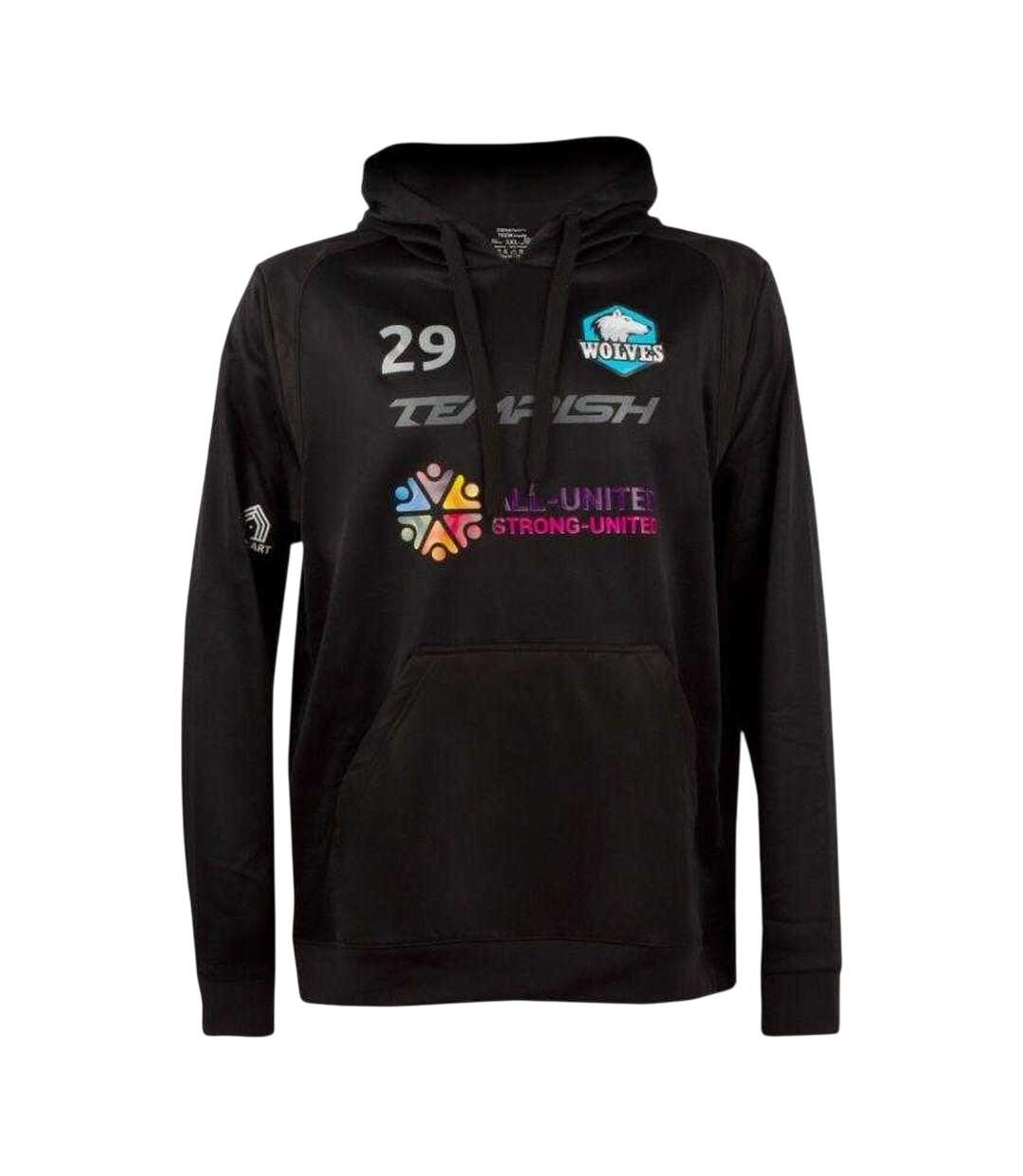 Sweat À Capuche Teem Homme Noir Tempish-1