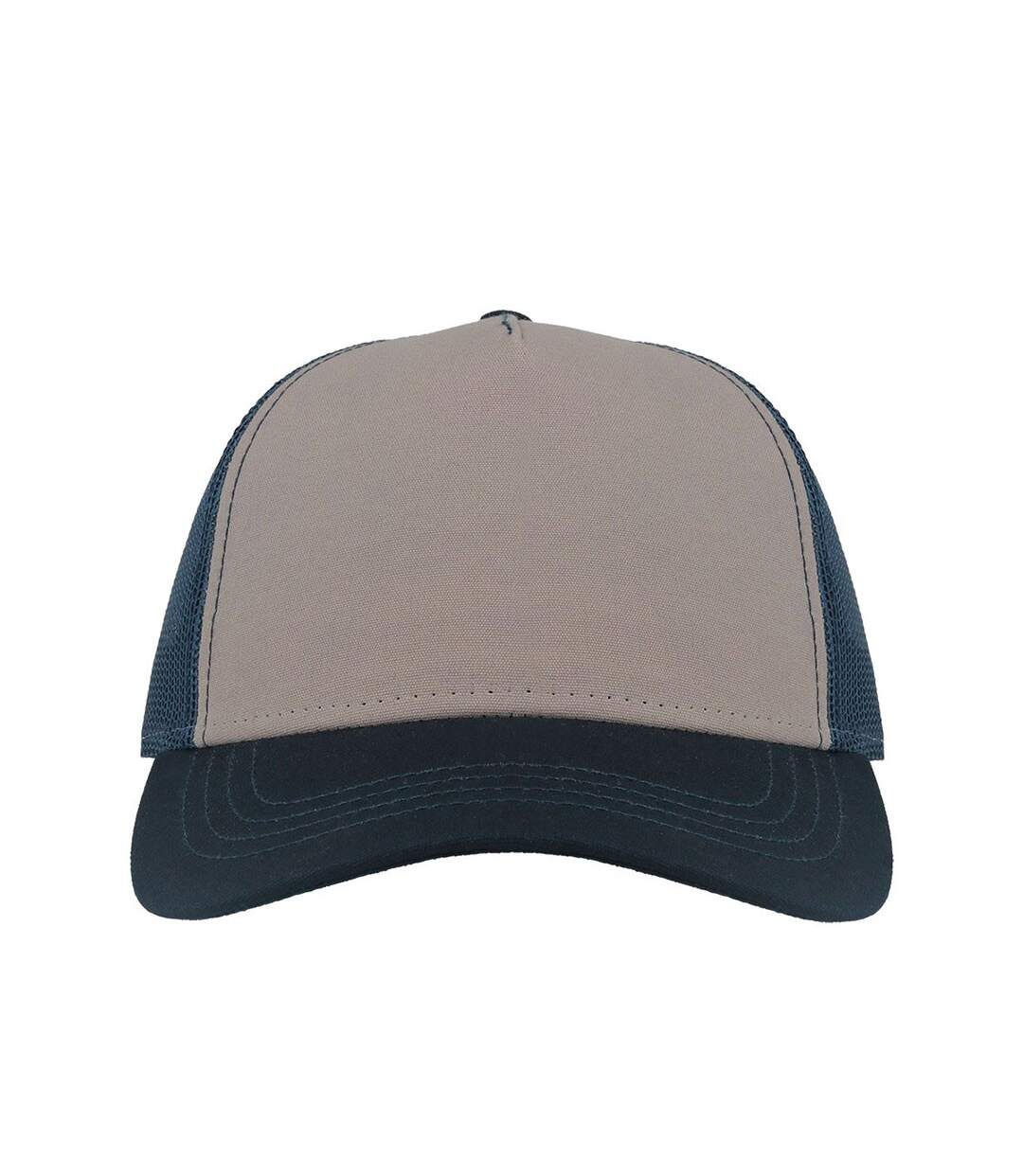 Casquette trucker rapper gris / bleu marine Atlantis-3