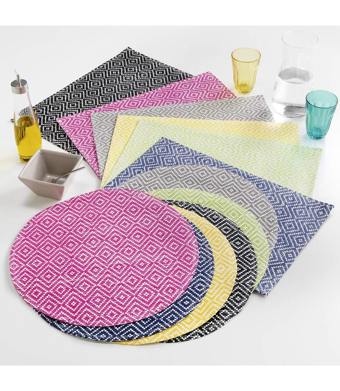 Set de Table Losamo 30x45cm Jaune-3