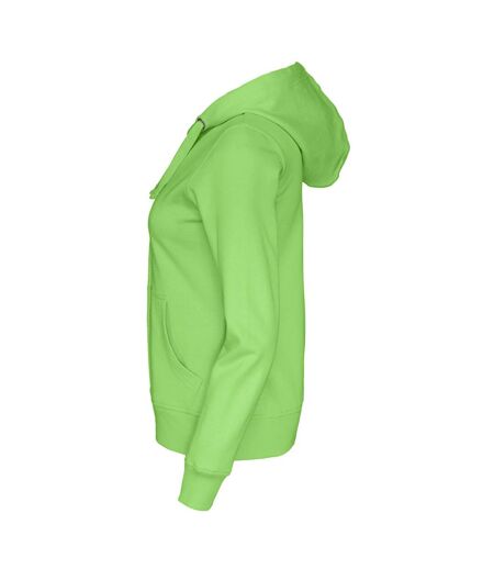 Cottover Womens/Ladies Full Zip Hoodie (Green) - UTUB659