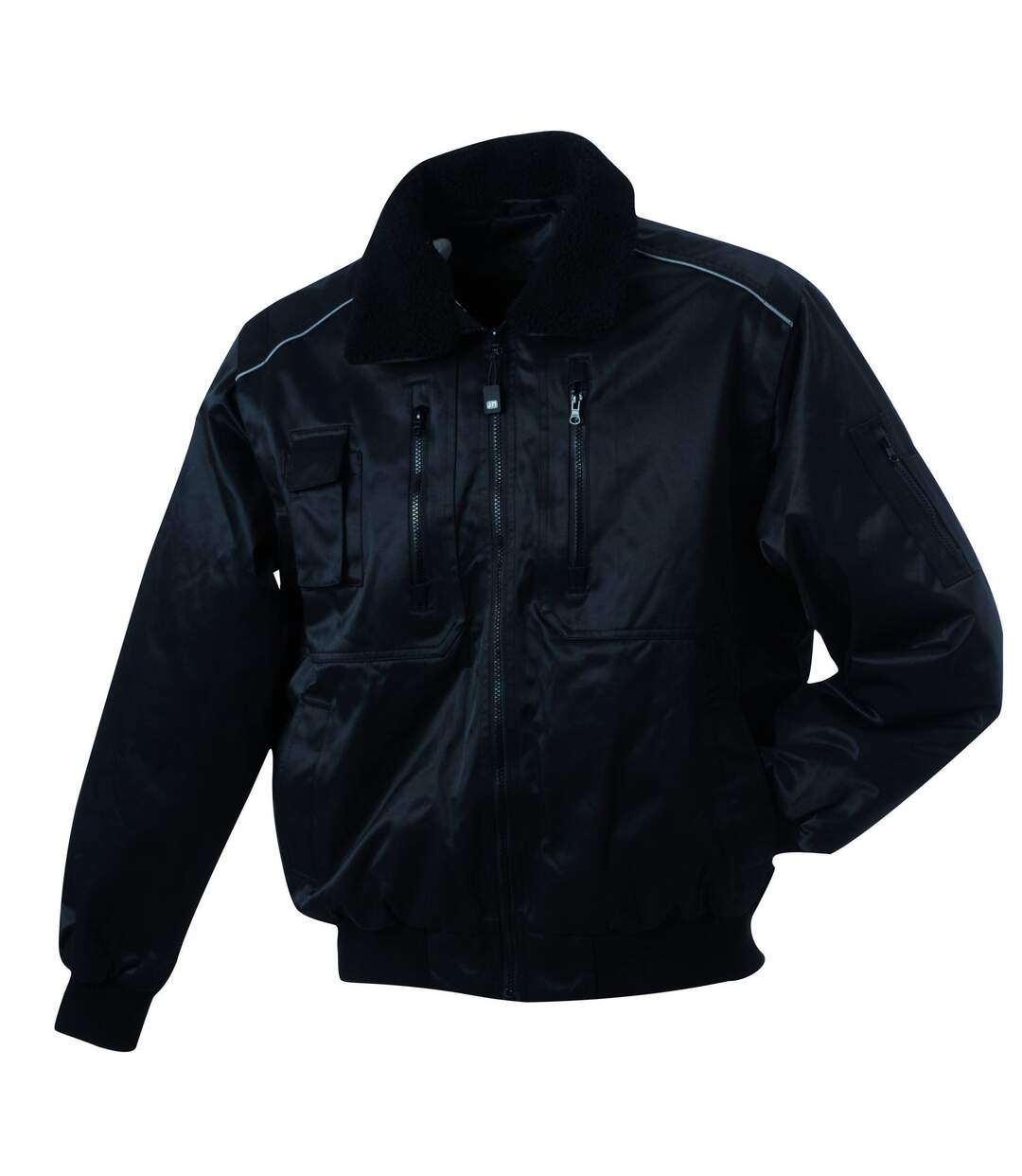 Blouson hiver 3 en 1 manches amovibles - JN812 - noir - Workwear-2