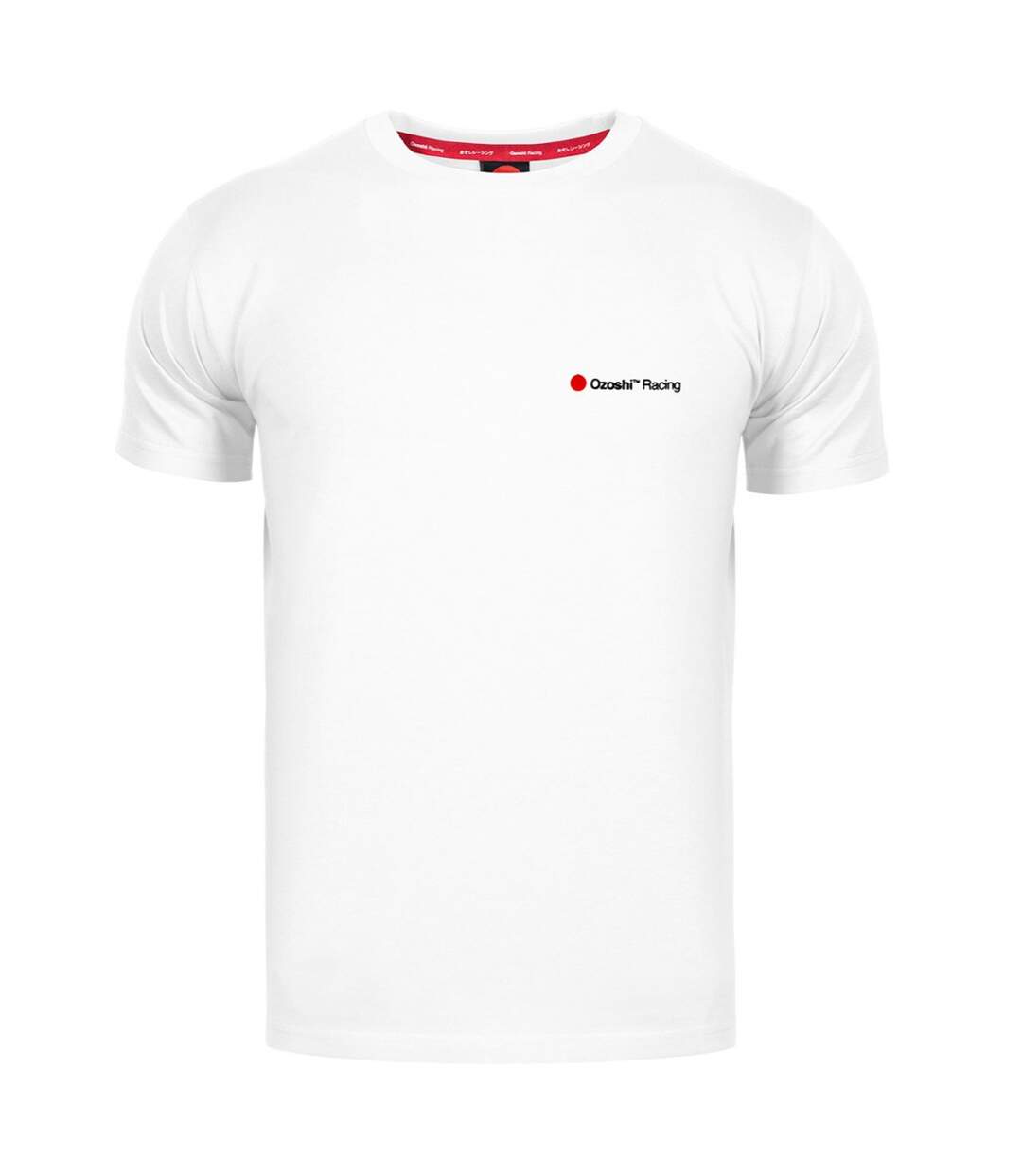 T-shirt Motif/style Petit Logo Homme Blanc Ozoshi-2