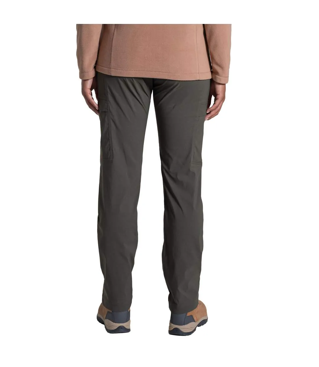 Pantalon Uni À Poches Et Taille Mi-haute Kiwi Pro Femme Kaki Craghoppers-4
