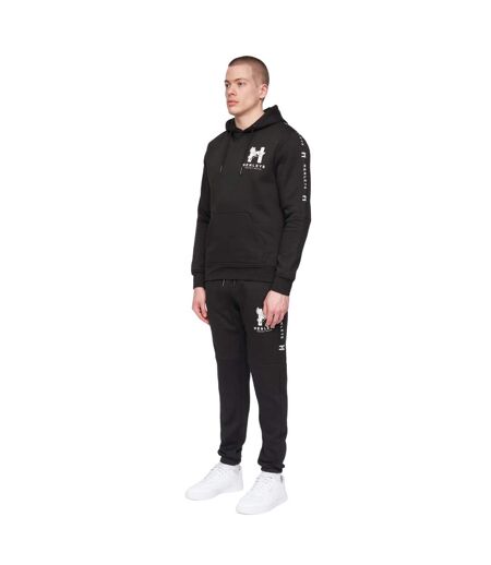 Sweat à capuche tapehen homme noir Henleys